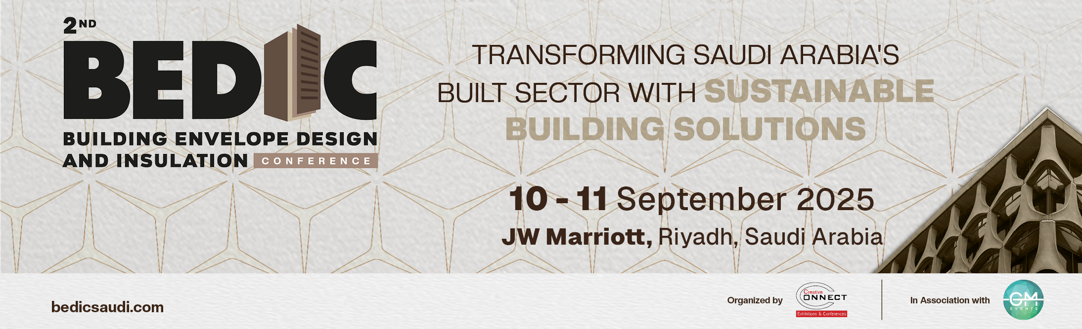 2nd Building Envelope Design and Insulation Conference (BEDIC)